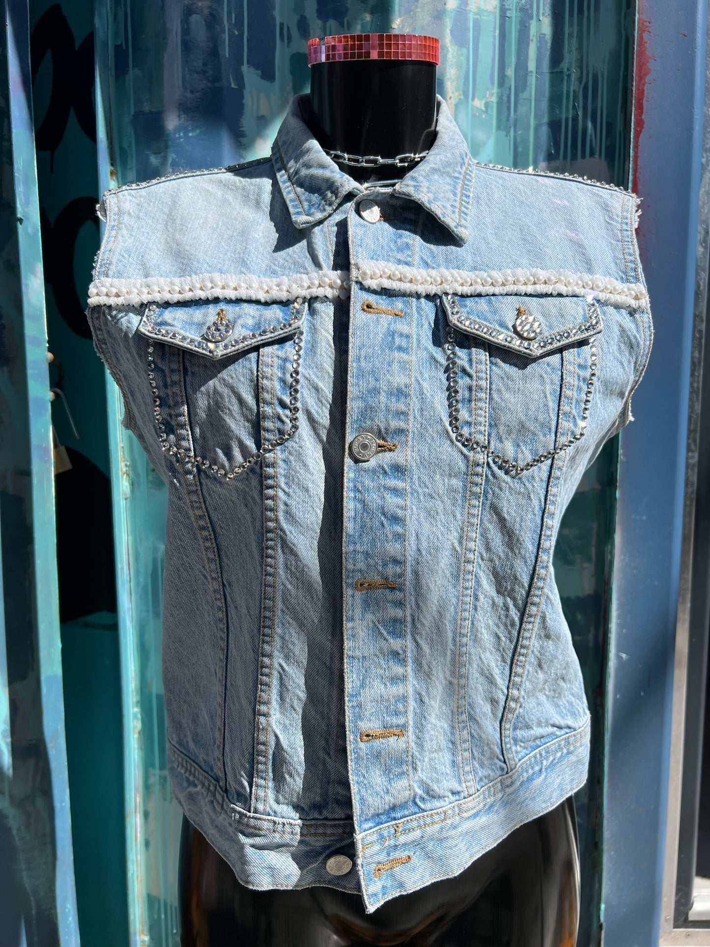Upcycling Weste Bride