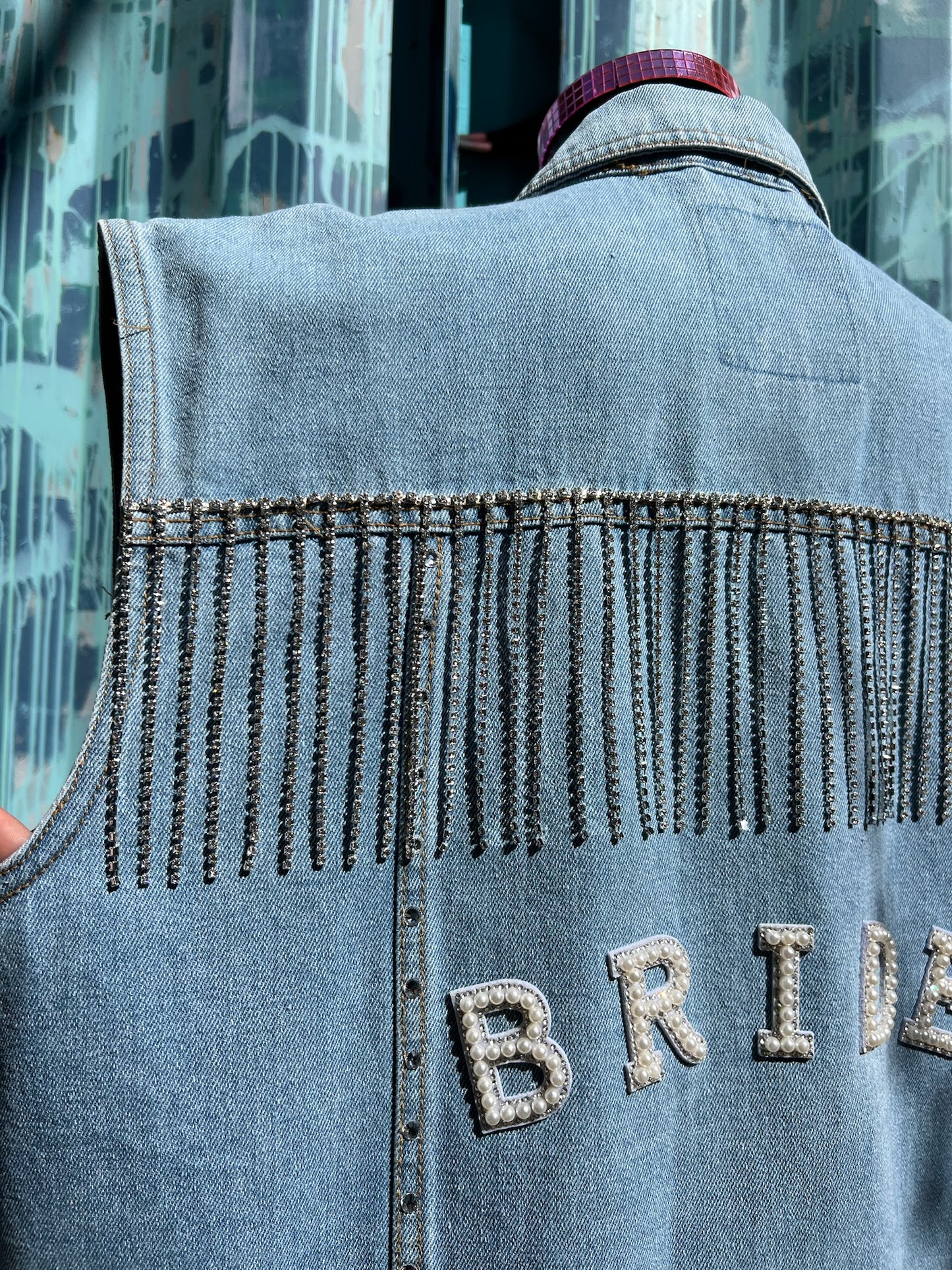 Upcycling Weste Bride