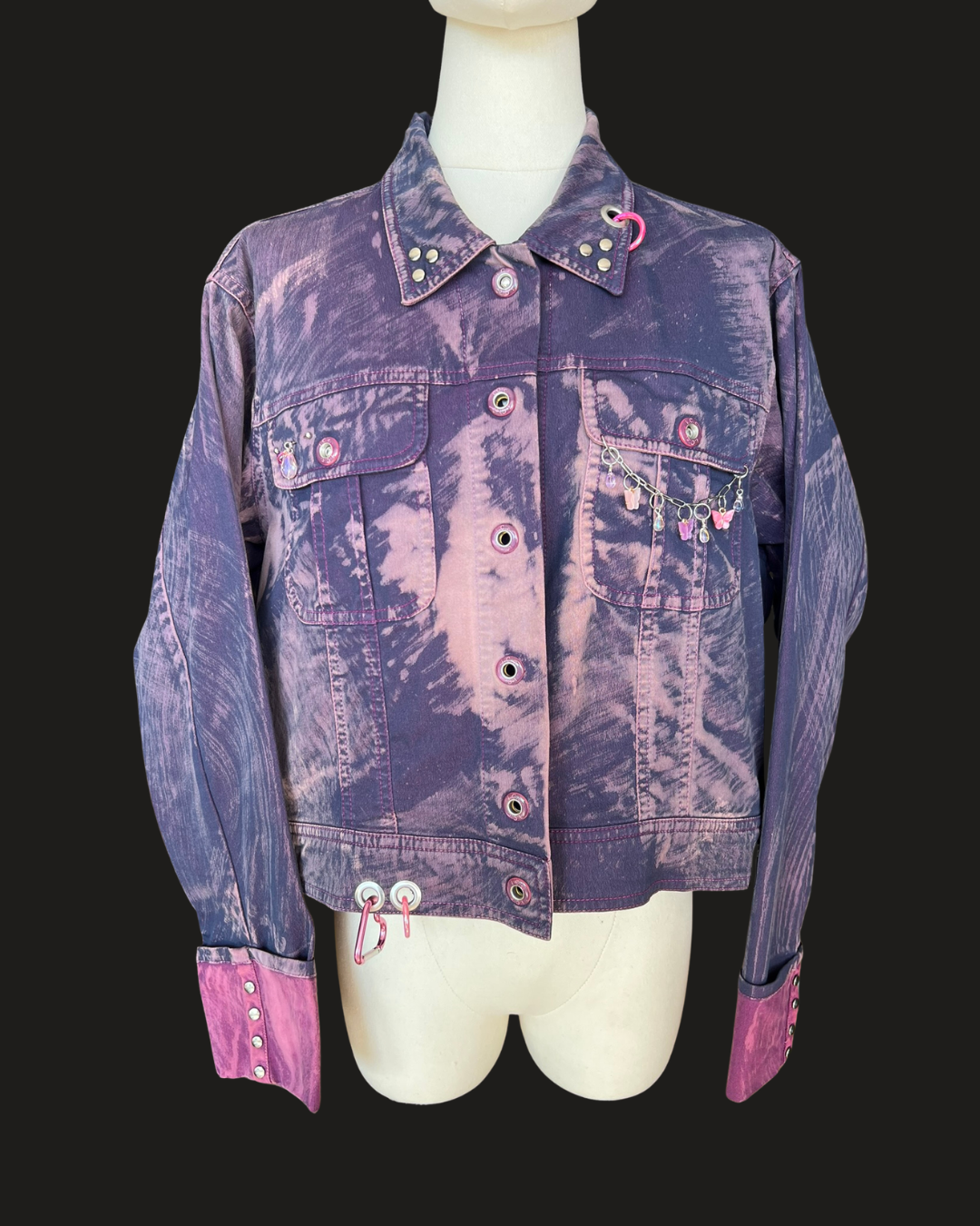 Upcycling Jacke Festival Edition