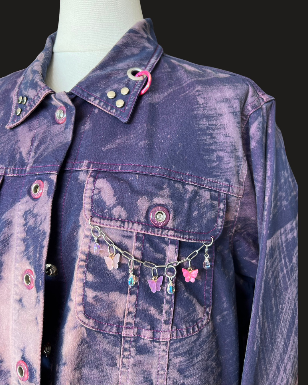 Upcycling Jacke Festival Edition