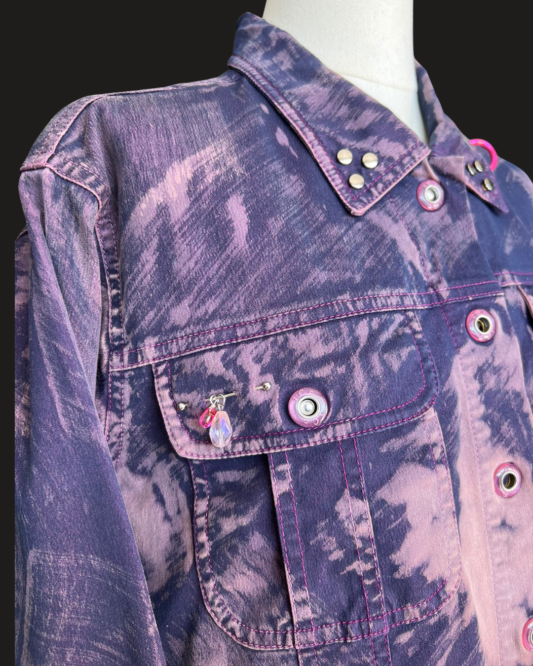 Upcycling Jacke Festival Edition